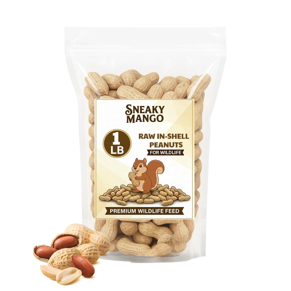 Raw Peanuts in Shell - 1 Pound (Pack of 1)