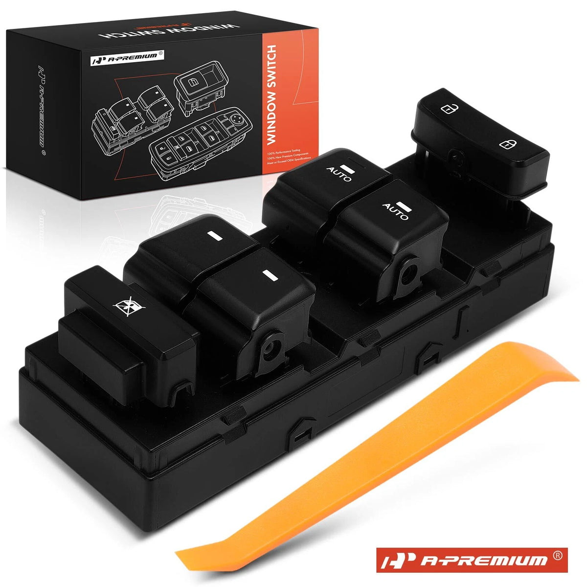 Front Left Power Window Switch for Hyundai Sonata (2015–2019) 93570C1010