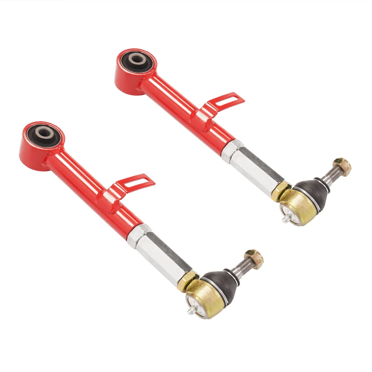 2X Adjustable Rear Toe Control Arms for Lexus LS400 (1995–2000) Steel Red