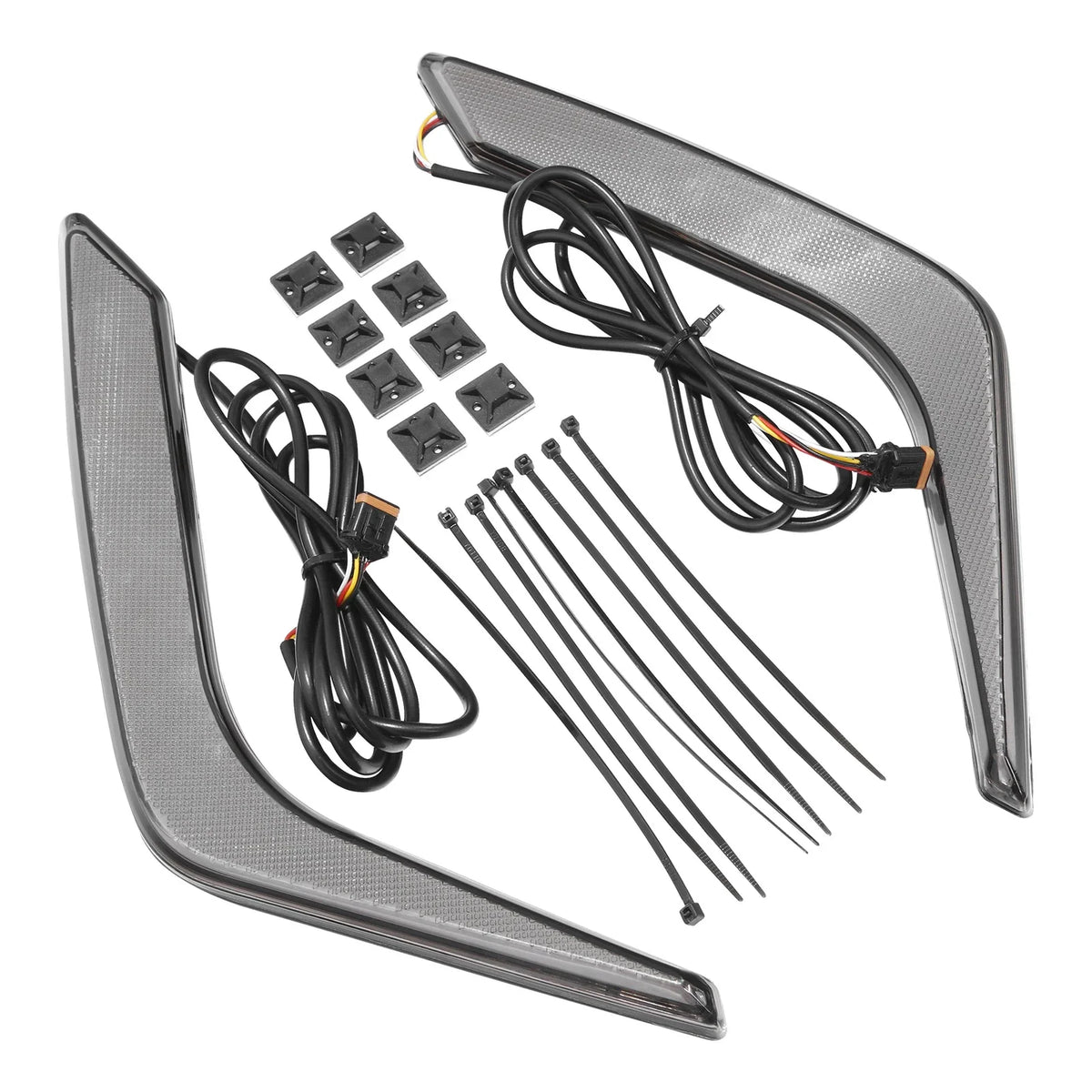 Rear Saddlebag Turn Brake Light Accents for Honda Goldwing GL1800B (2018–2023)