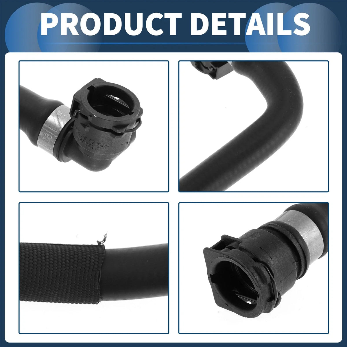 Radiator Hose for BMW 320i 2013-2018, 328i 2012-2016 No. 17127600554