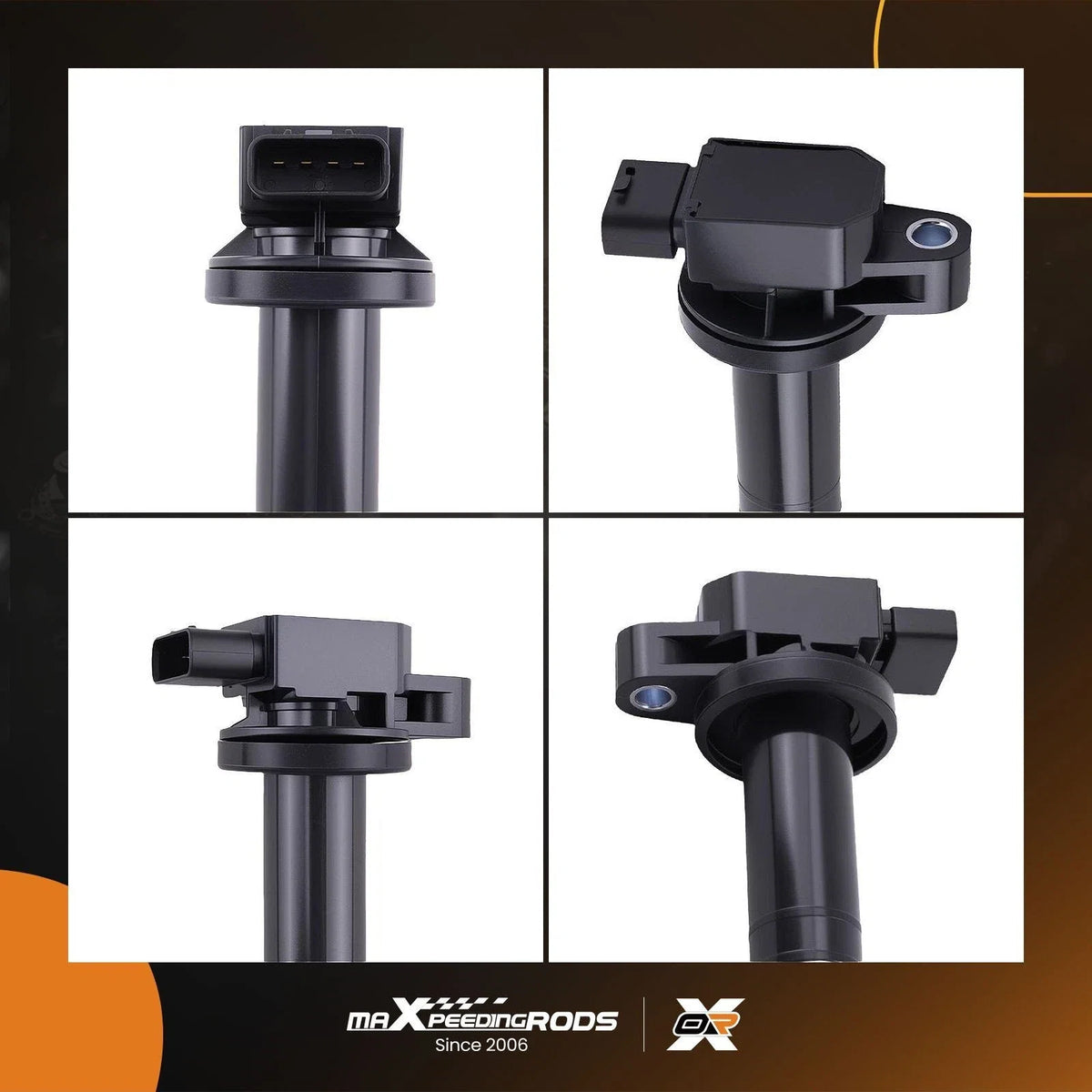 Set of 4 Ignition Coils for Toyota Yaris (2004–2016) 1.5L L4