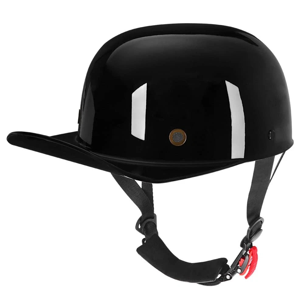 Vintage Retro Open Face Motorcycle Helmet for