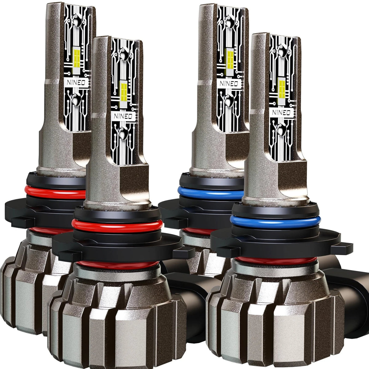 Pack of 4 Fog Light Bulbs 6500K Cool White PlugNPlay