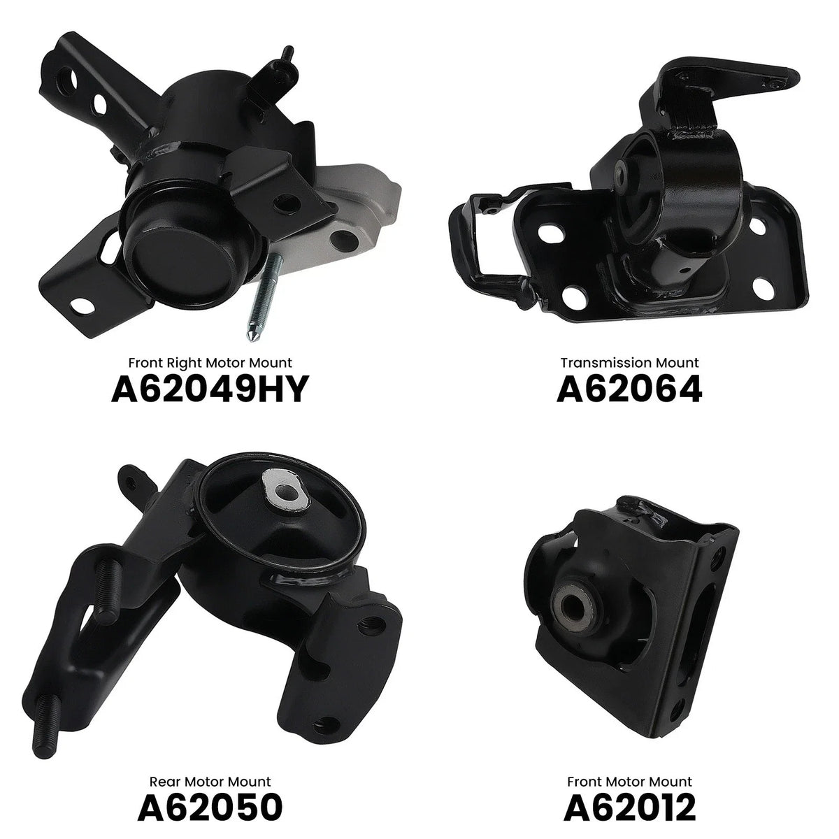 4Pcs Engine Motor & Transmission Mount for Toyota RAV4 L4 2.4L 2006–2008