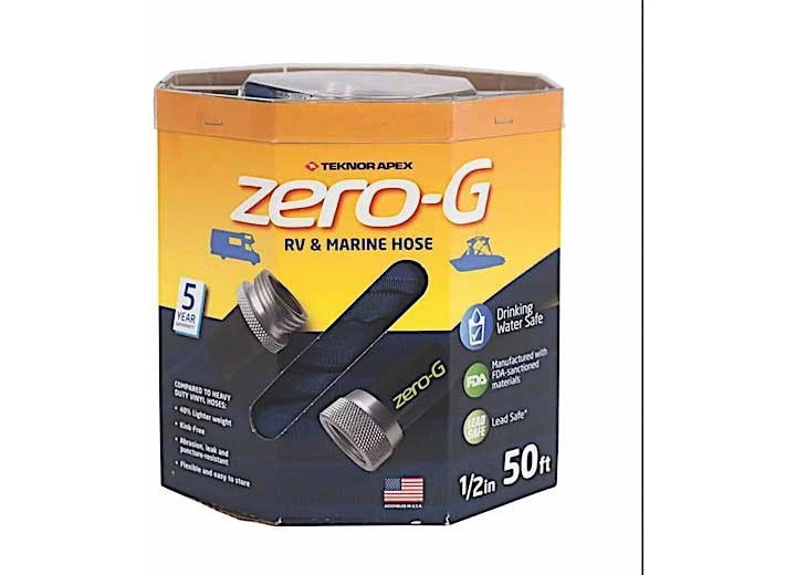 1/2" x 50' Zero-G RV & Marine Hose for Teknor Apex