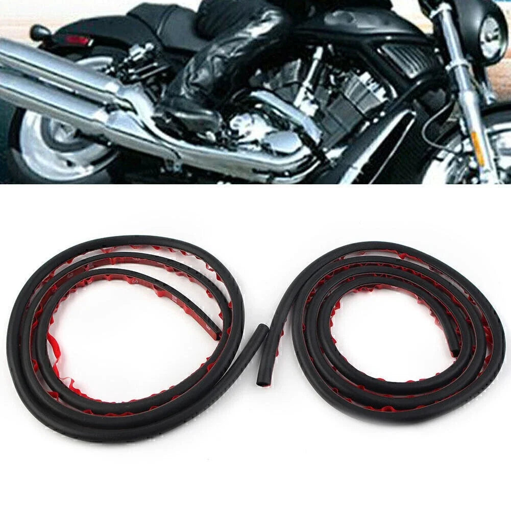 Rubber Seal Gaskets for Harley Touring Saddlebag Lids (Fits 2014–2023)
