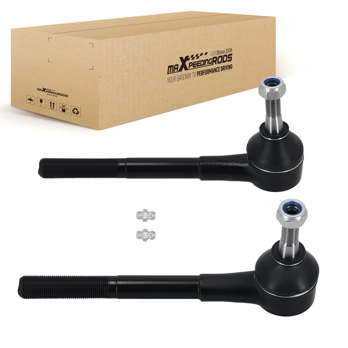 Set of 2 Front Outer Tie Rod Ends for Cadillac Escalade (1999–2000)