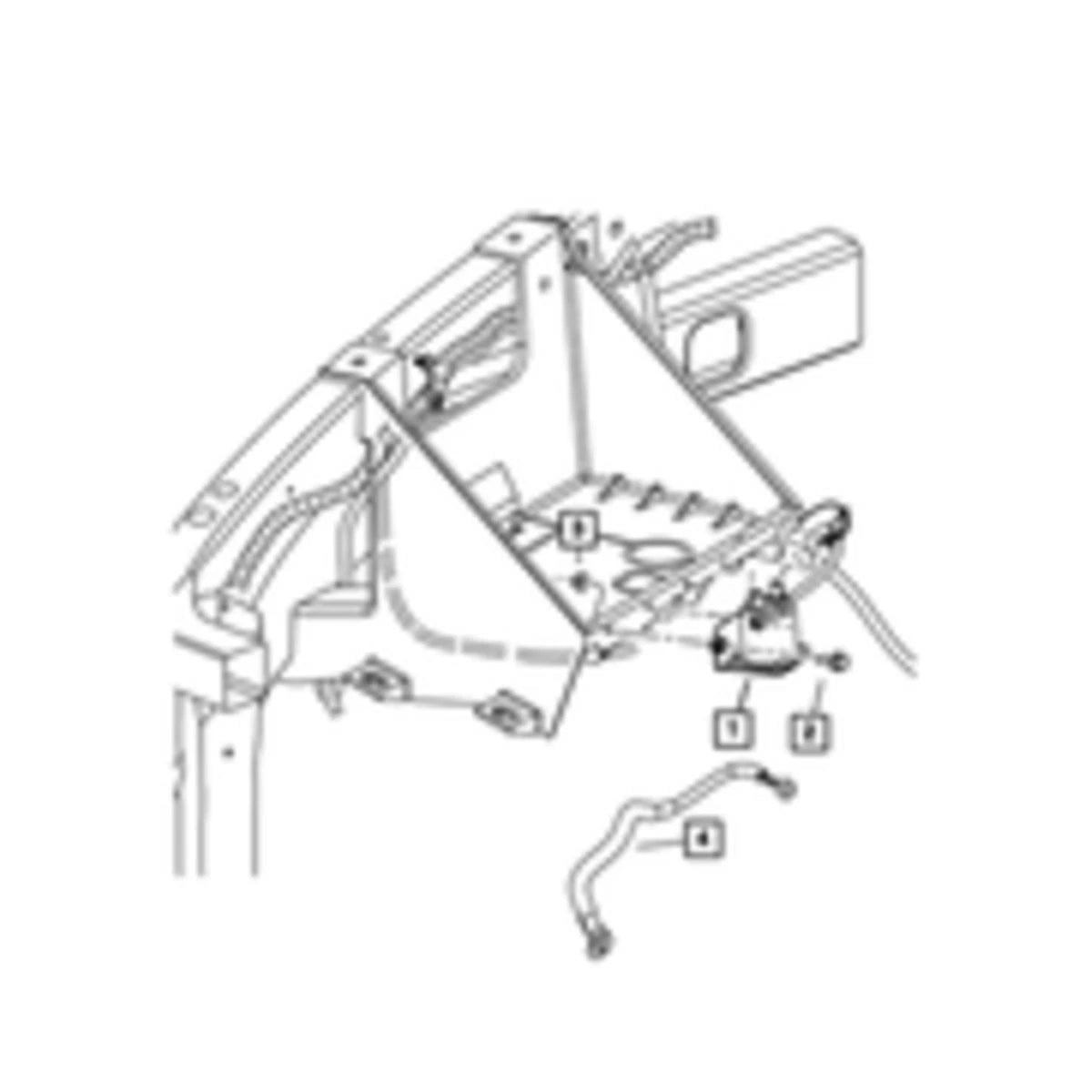 68065789AB Engine Air Intake Heater Relay Connector for Ram 2500 (2010–2012)