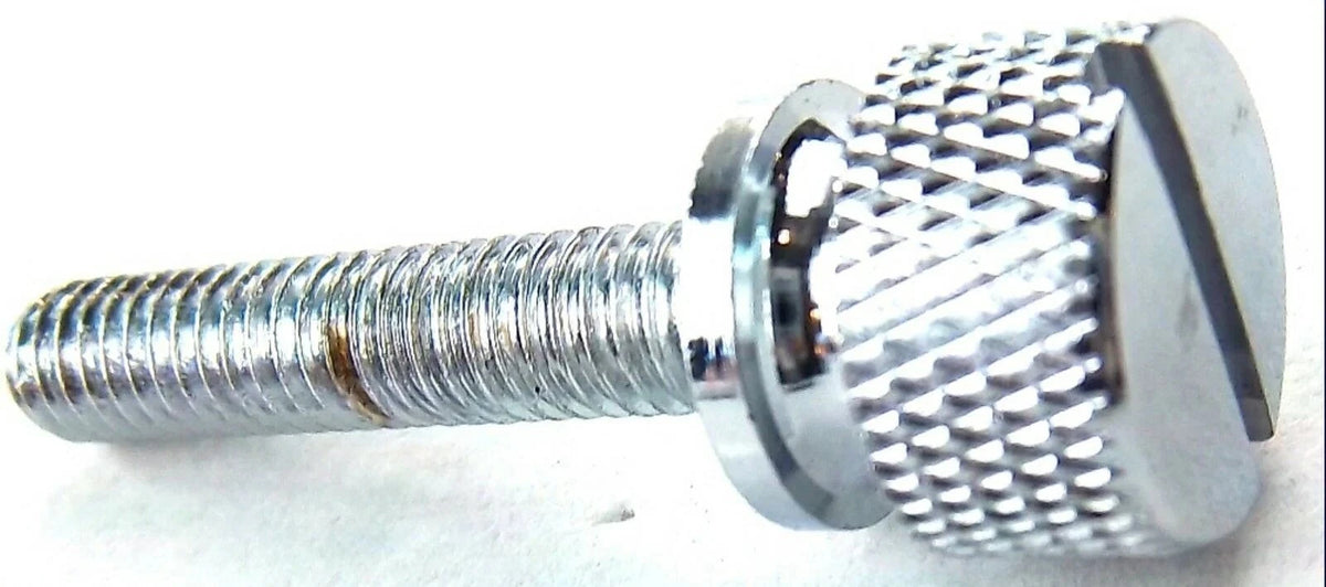 Set of 2 Dash Panel Screws for Kenworth (UP#23815) Chrome Slotted