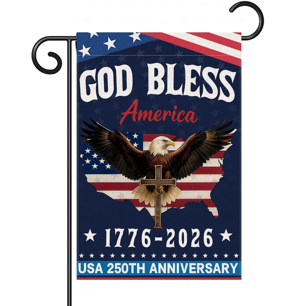 12 x 18 Inch USA Flag for 250 Anniversary Decorations