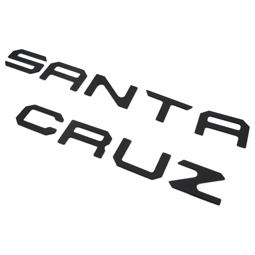 3D Trunk Tailgate Letters Emblem for Santa Cruz (2022–2025)