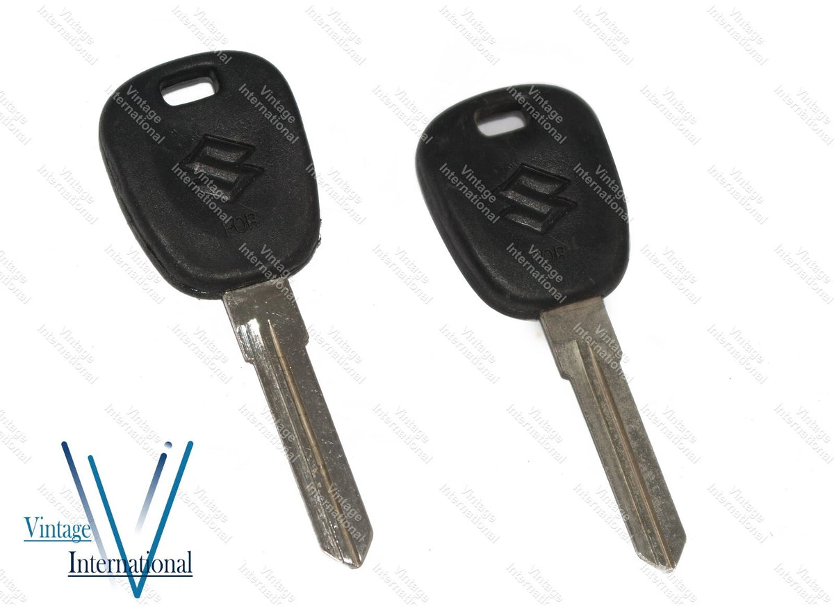 2X Blank Ignition Keys for Suzuki Alto S Logo