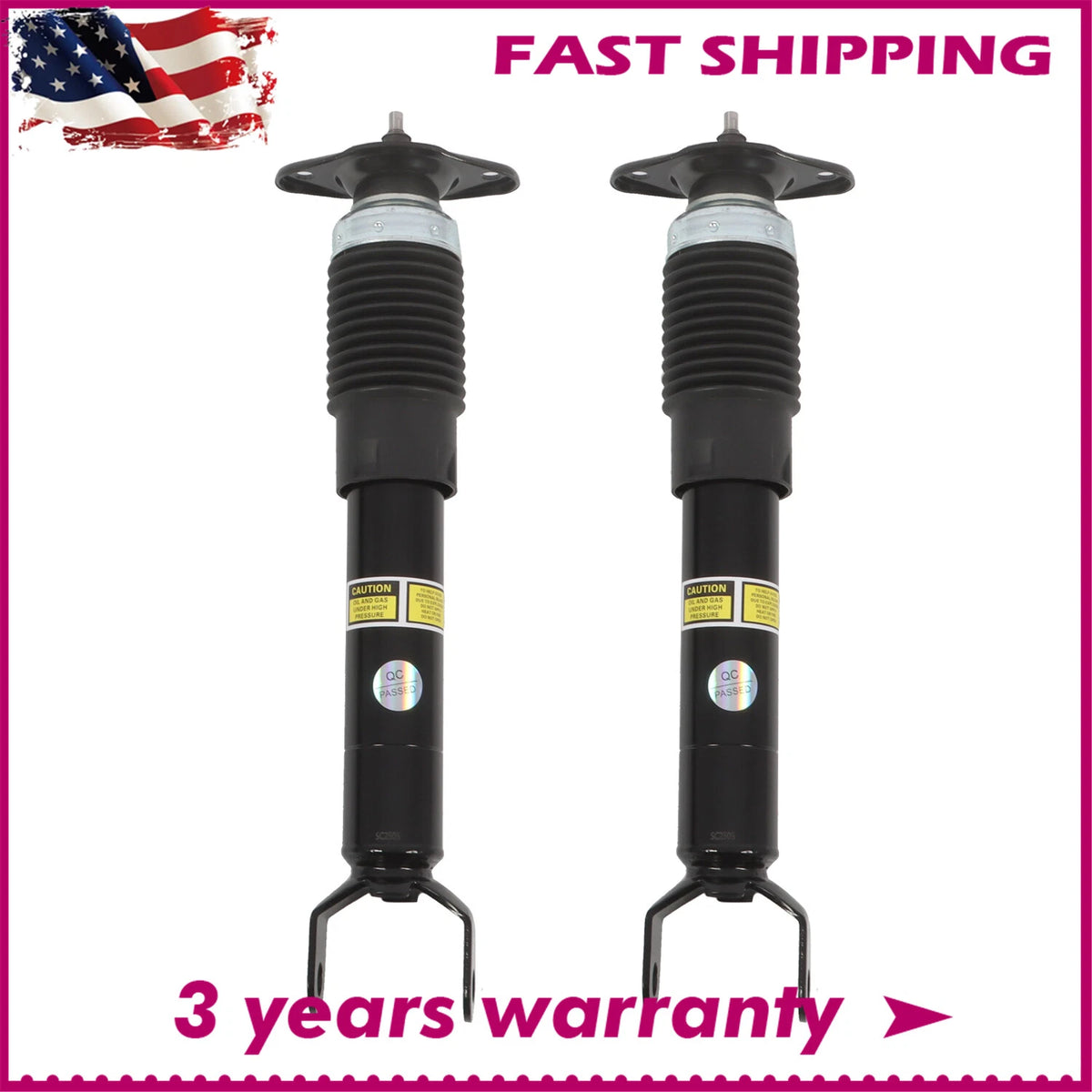 2X Rear Shock Absorbers w/ MagneRide for Corvette C5 C6 (2003–2013)