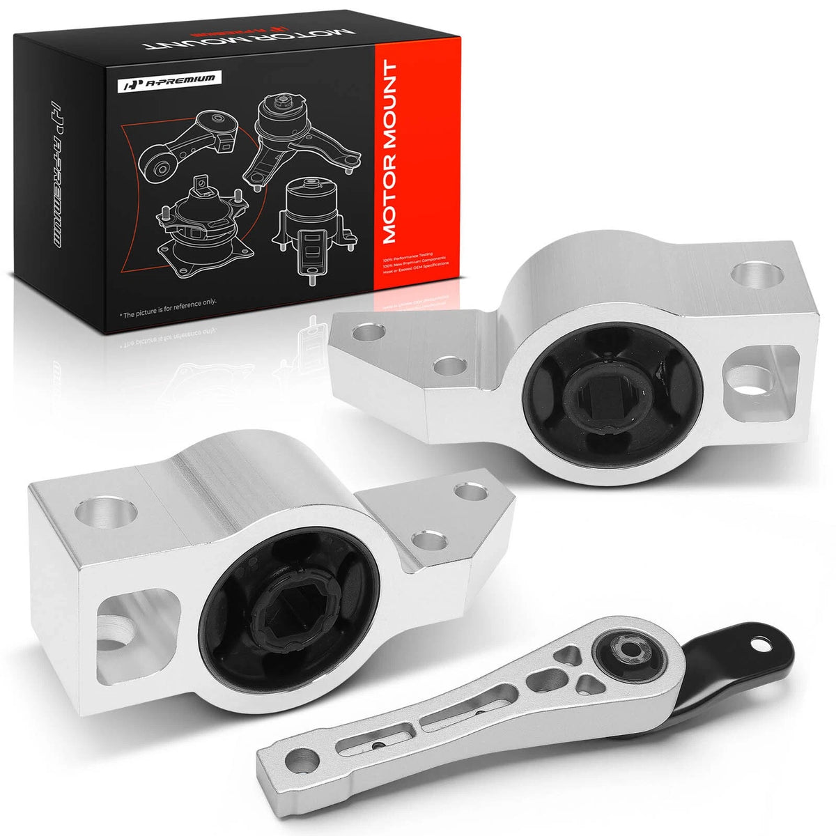 3X Control Arm Bushing & Engine Mount for VW Jetta, Audi A3 (2005–2008)