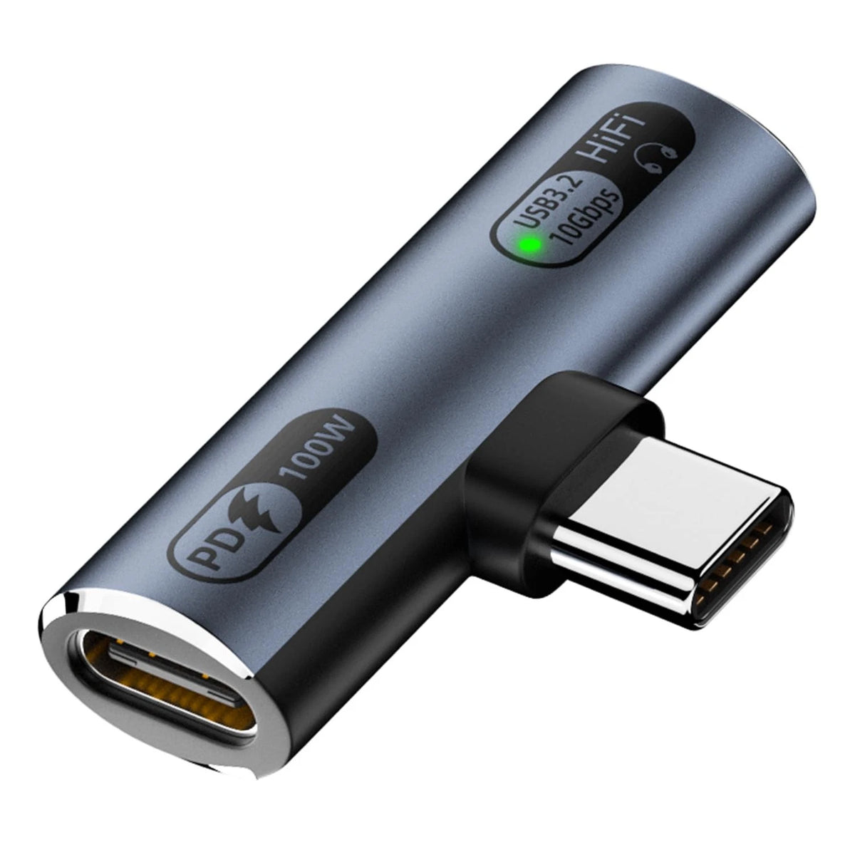 USB C Splitter with 100W Fast Charging for Dual Headphones