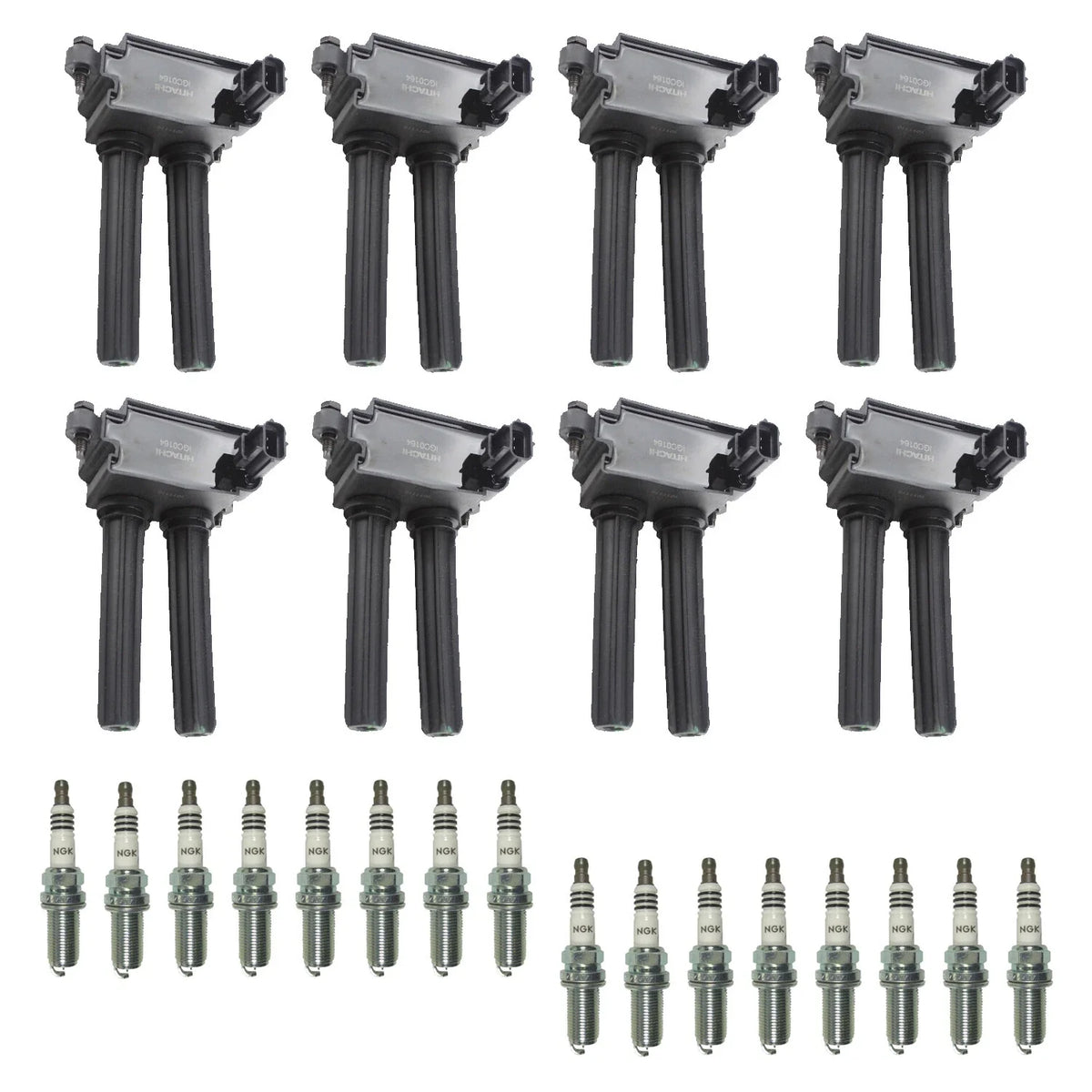 Set of 8 Ignition Coils & 16 NGK Iridium Spark Plugs for Dodge Durango (1500)