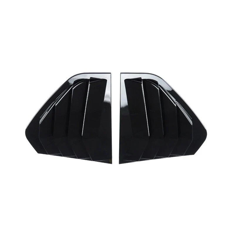 ABS Gloss Black Rear Side Window Quarter Louver Cover for Golf MK8 (2021–2023)