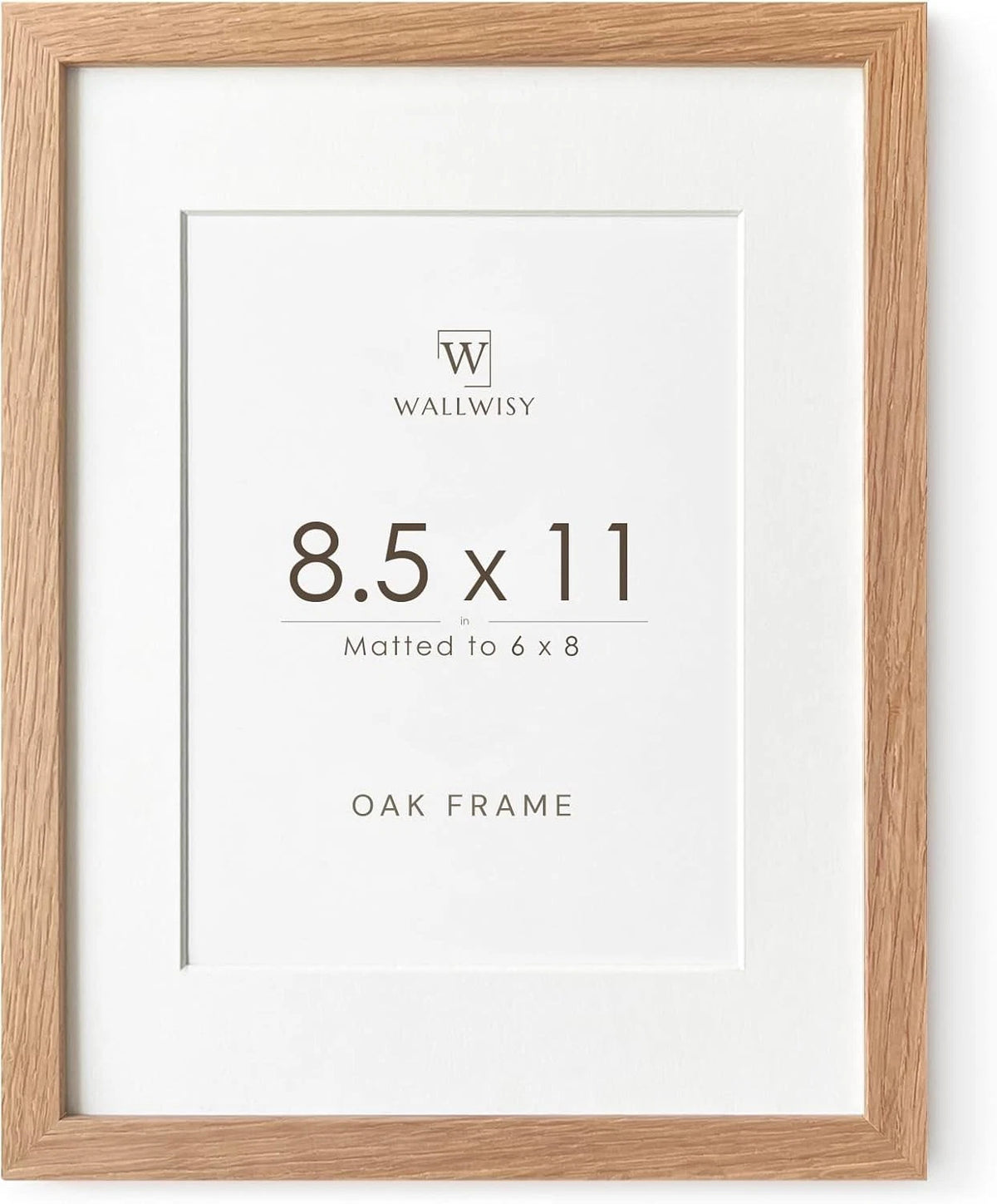 8.5x11 Picture Frame for Solid Oak Wood (No Part Numbers)