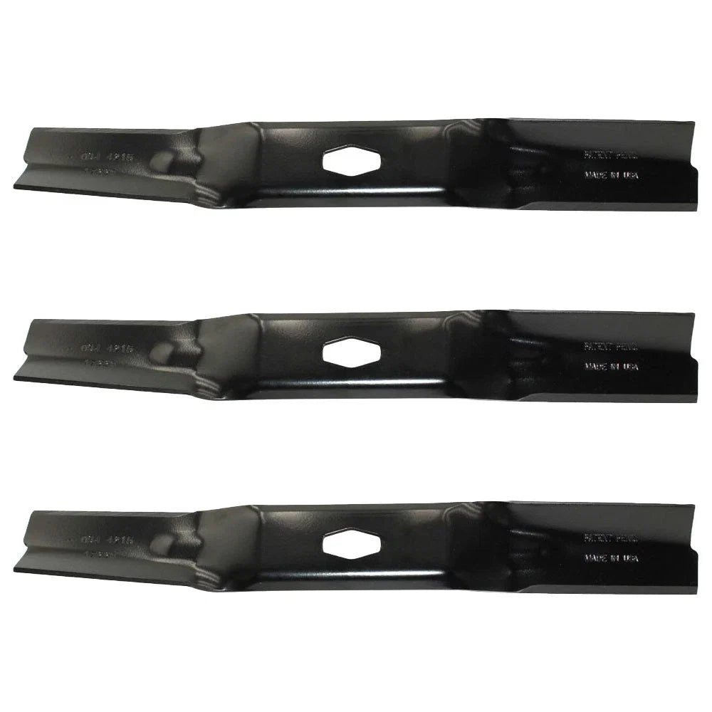 Set of 3 Rotary Mower Blades 18-5/8" for MTD 742P05086-L