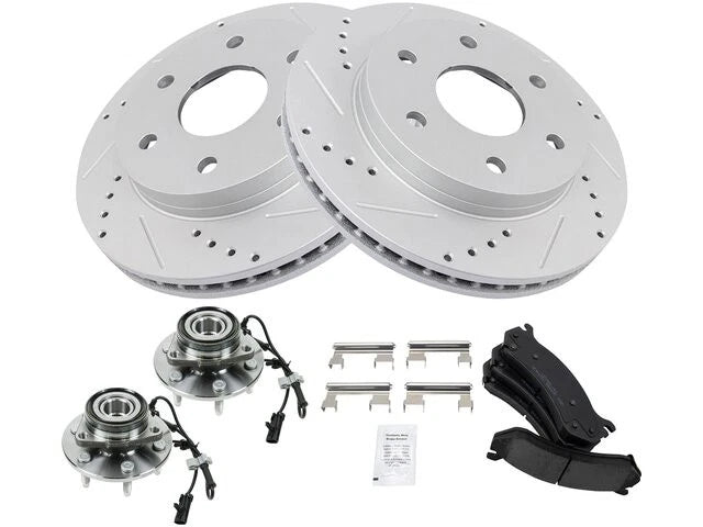 Set of 4 Brake Pads and Rotors for Cadillac Escalade ESV (2015–2020) 55264RSNP