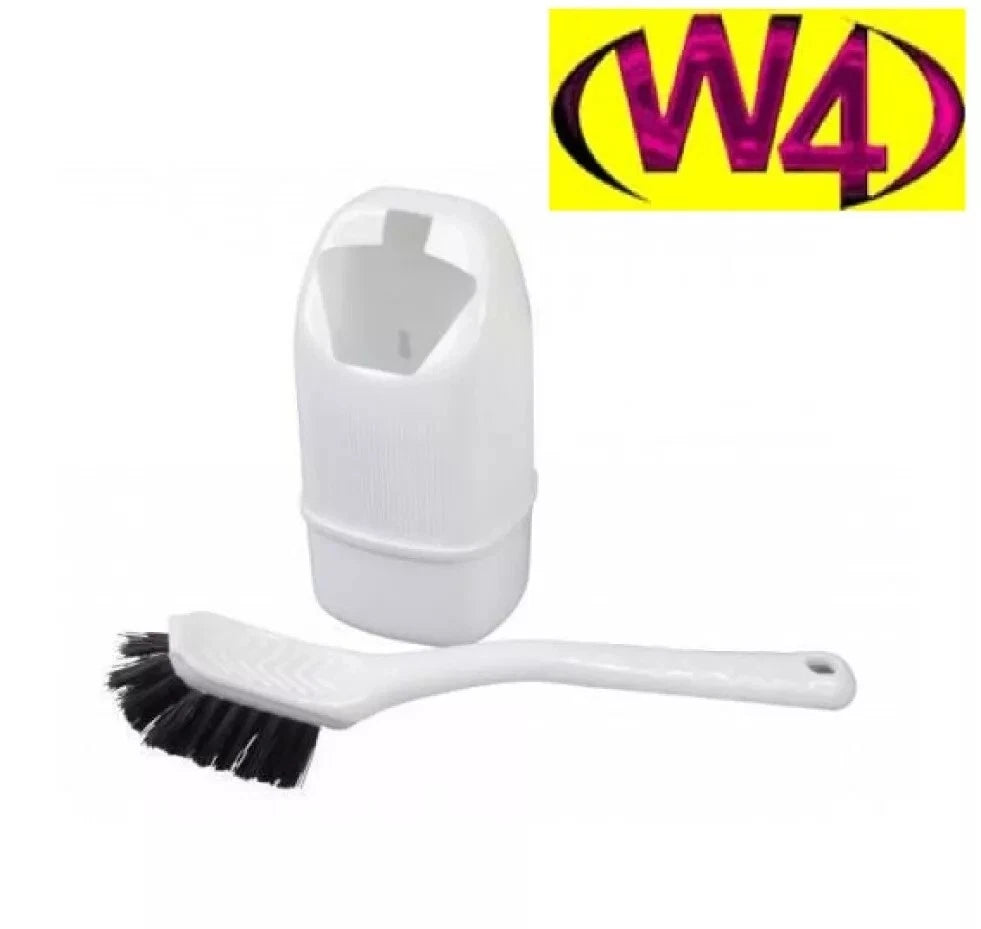 W4 Mini Loo Brush and Holder for Caravan Motorhome (38481)