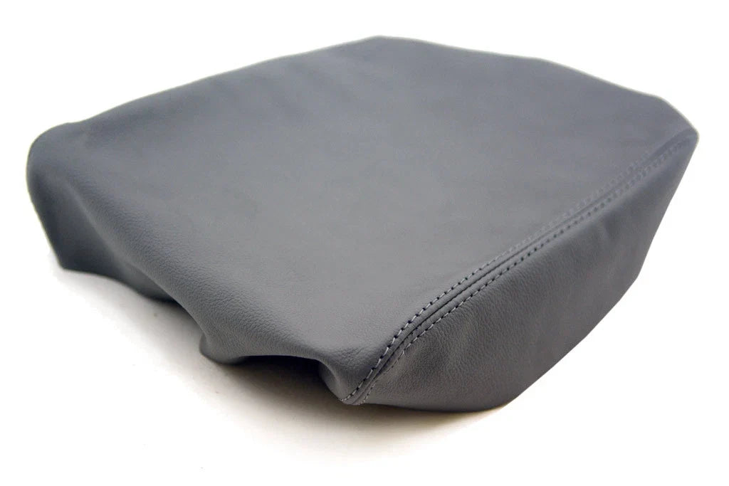 Center Console Armrest Cover for Toyota Tacoma (2005–2015) Gray Leather