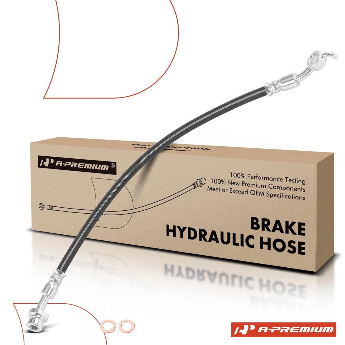 Rear Right Brake Hydraulic Hose for Kia Sportage (2017–2018) 58738D3000, 2207500