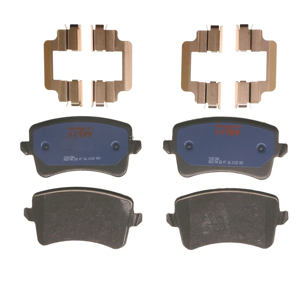 2X TRW Brake Pad Set Rear for Audi Q5 (2013–2016) TXD1386, 8K0698451D