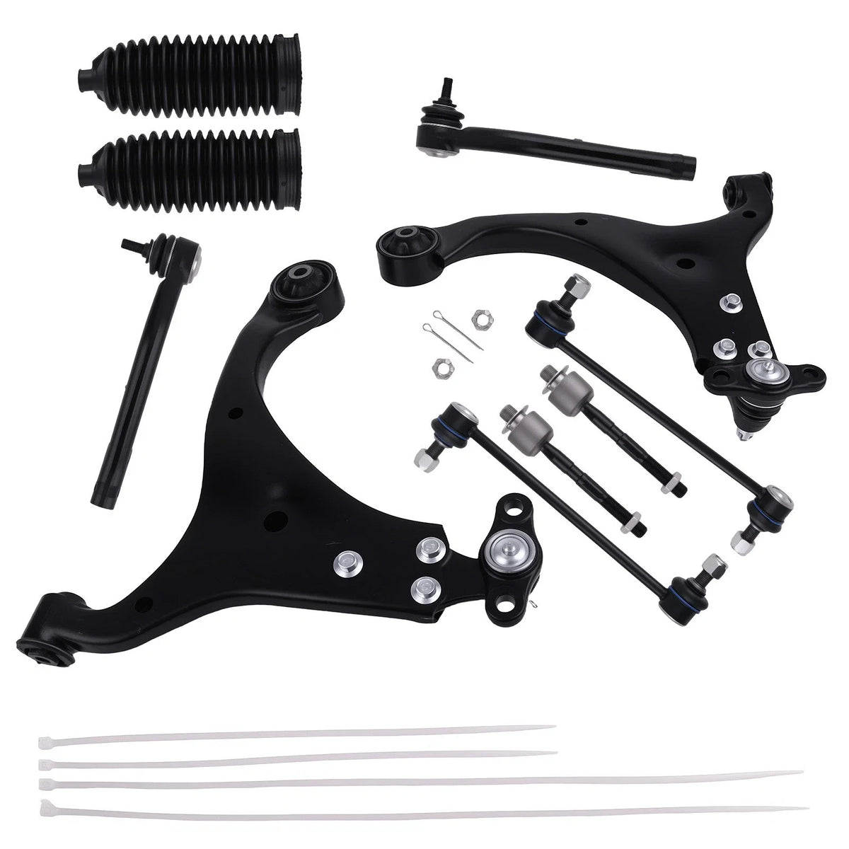 Front Lower Suspension Control Arm + Sway Bar End Link for Hyundai Elantra (2007–2012)