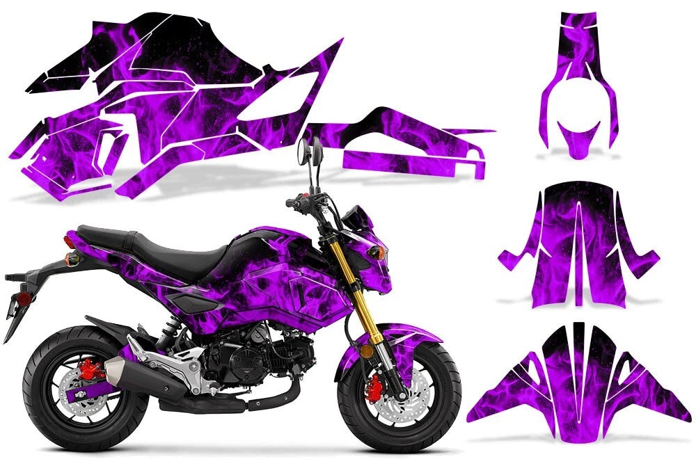 Street Bike Decal Graphic Kit for Honda GROM125 (2017–2020) WD1022