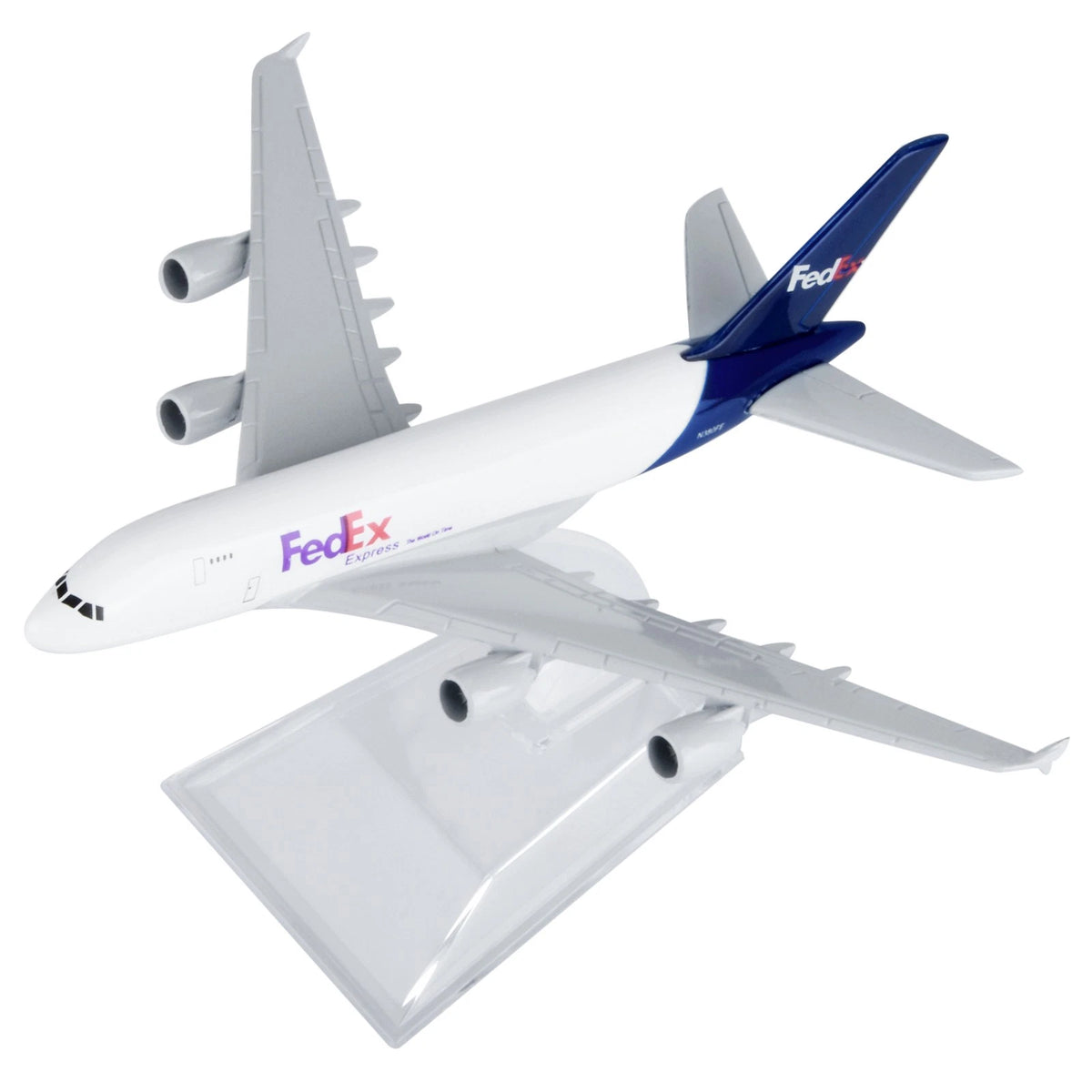 1:400 A380 Model for Federal Express (Display Stand Included)