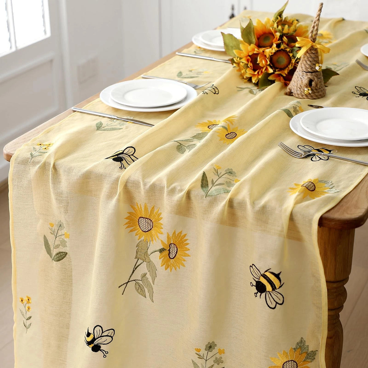 Table Runner for Spring Decor (9.2 ft)