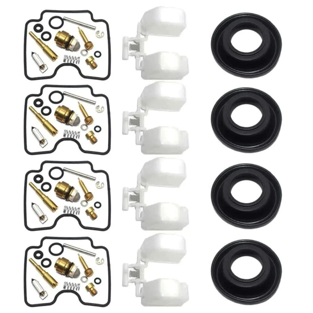 4X Carburetor Repair Kit Diaphragm Float for Suzuki GSX600F (1998–2006)