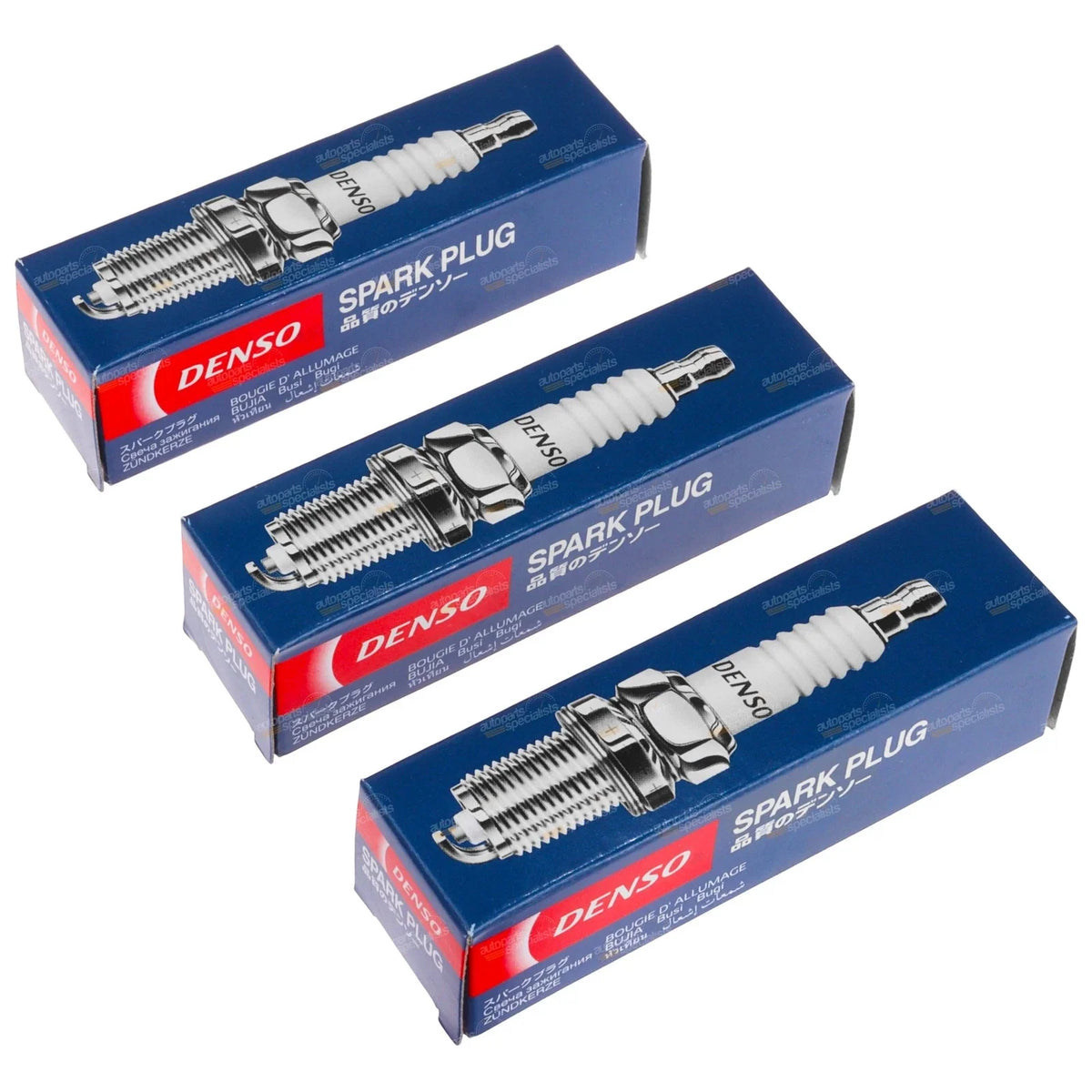 3 x 0.5L Nickel Spark Plugs for Suzuki Hatch SS40V (1980 - 1983)