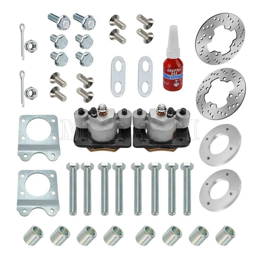 Disc Brake Conversion Kit Front for Honda Foreman Rubicon 500 TRX500FA/FGA (2001–2004)