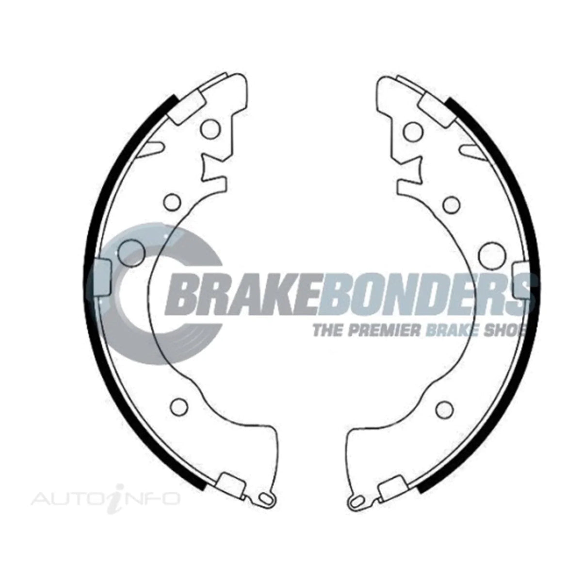 Rear Brake Shoes Lining for Honda City GM6 (2014-2019)