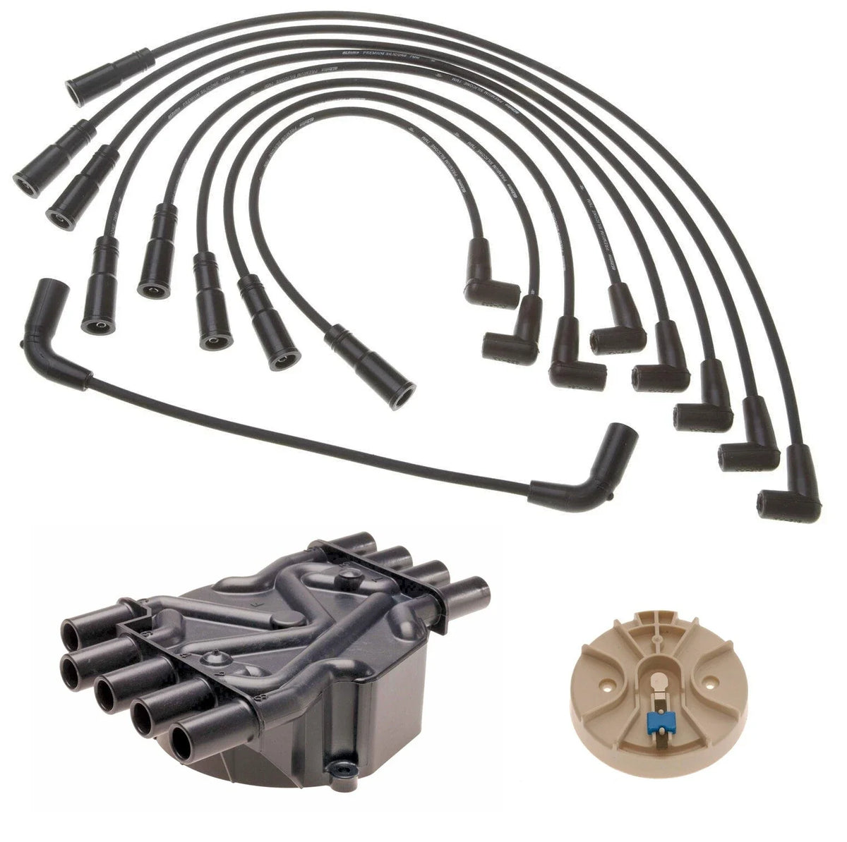 Distributor Cap, Rotor & Wires Kit for GM Escalade, Yukon, C1500 V8 (1999–2006)