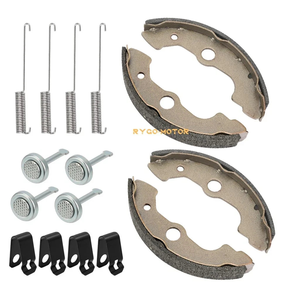 Front Brake Shoes with Pins Kit for Honda TRX400 Foreman/FourTrax Rancher (1995–2007)