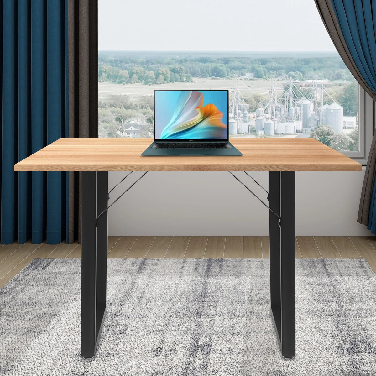 2 Pieces Metal Table Legs for Dining Table (No Specific Part Numbers)