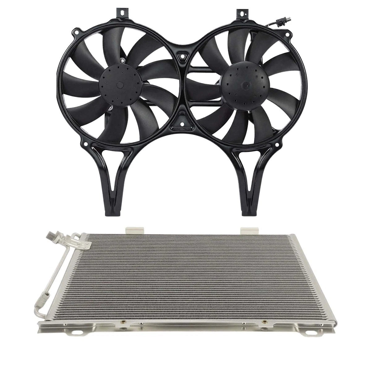 A/C Condenser for Mercedes-Benz E-Class E320 E300 E420 (1997) 18102705, 2108300270, 2108300570