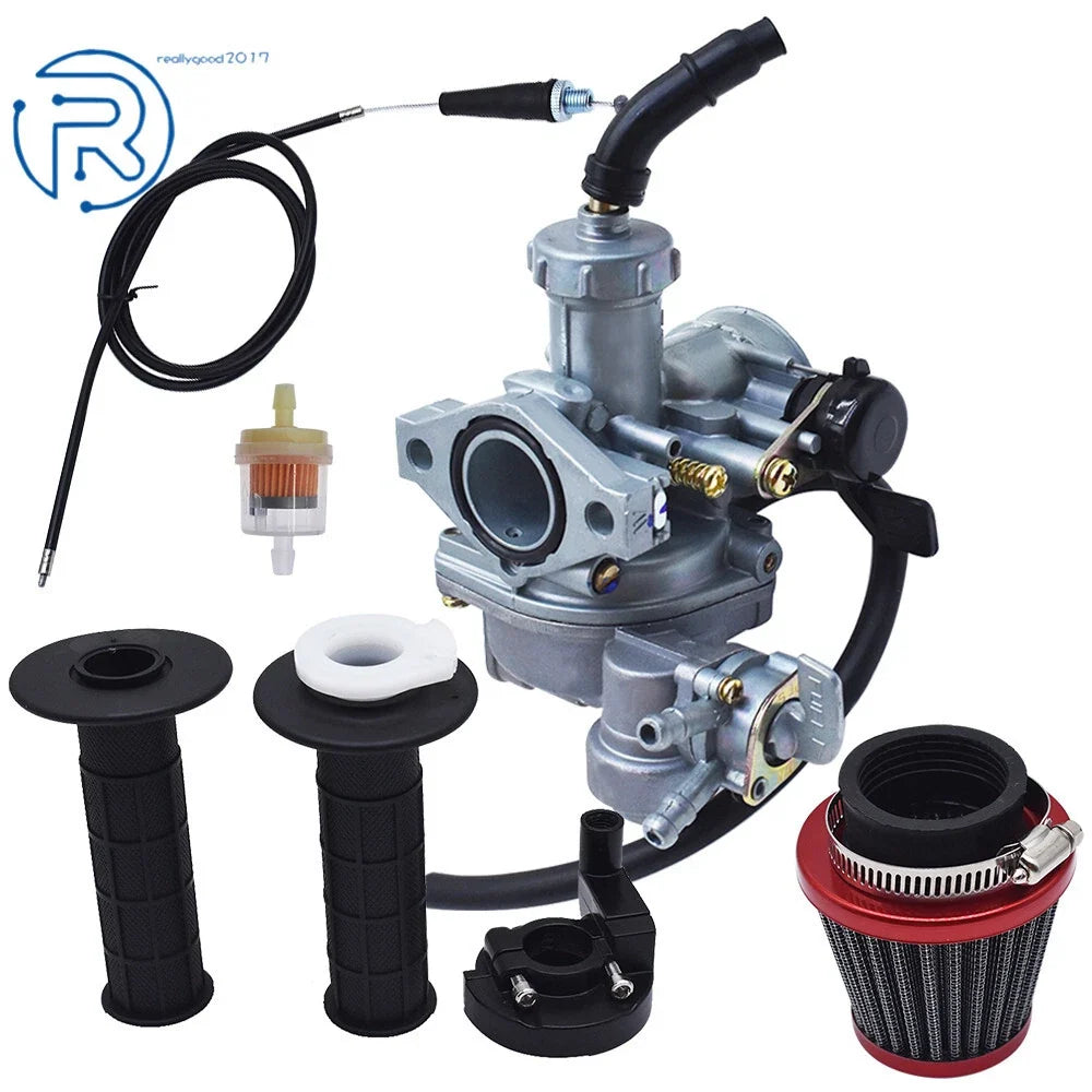 Carburetor with Throttle Cable & Air Filter for Honda CT90 CT110 (1966–1979)