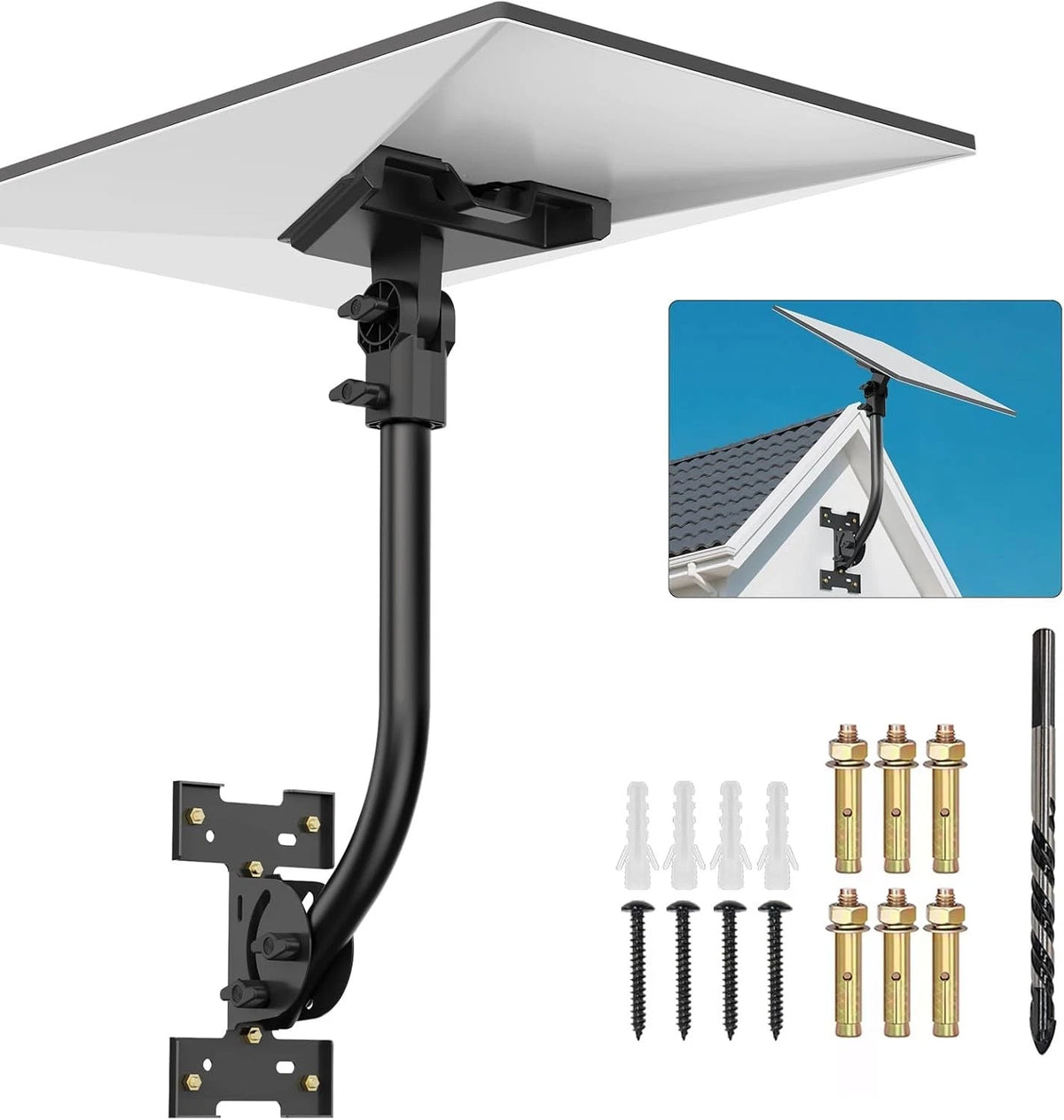 Adjustable Starlink Mount for Gen 3 (2019–2023) - 180-Degree Waterproof Kit