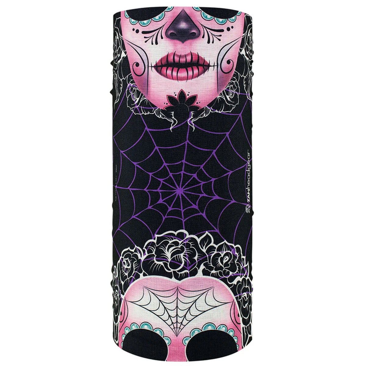 Motley Tube for Zan Headgear T108 (Polyester, Sugar Skull)