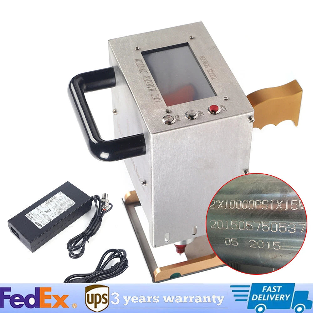 Portable Metal VIN Code Engraving Printer Touch Screen Marking Machine