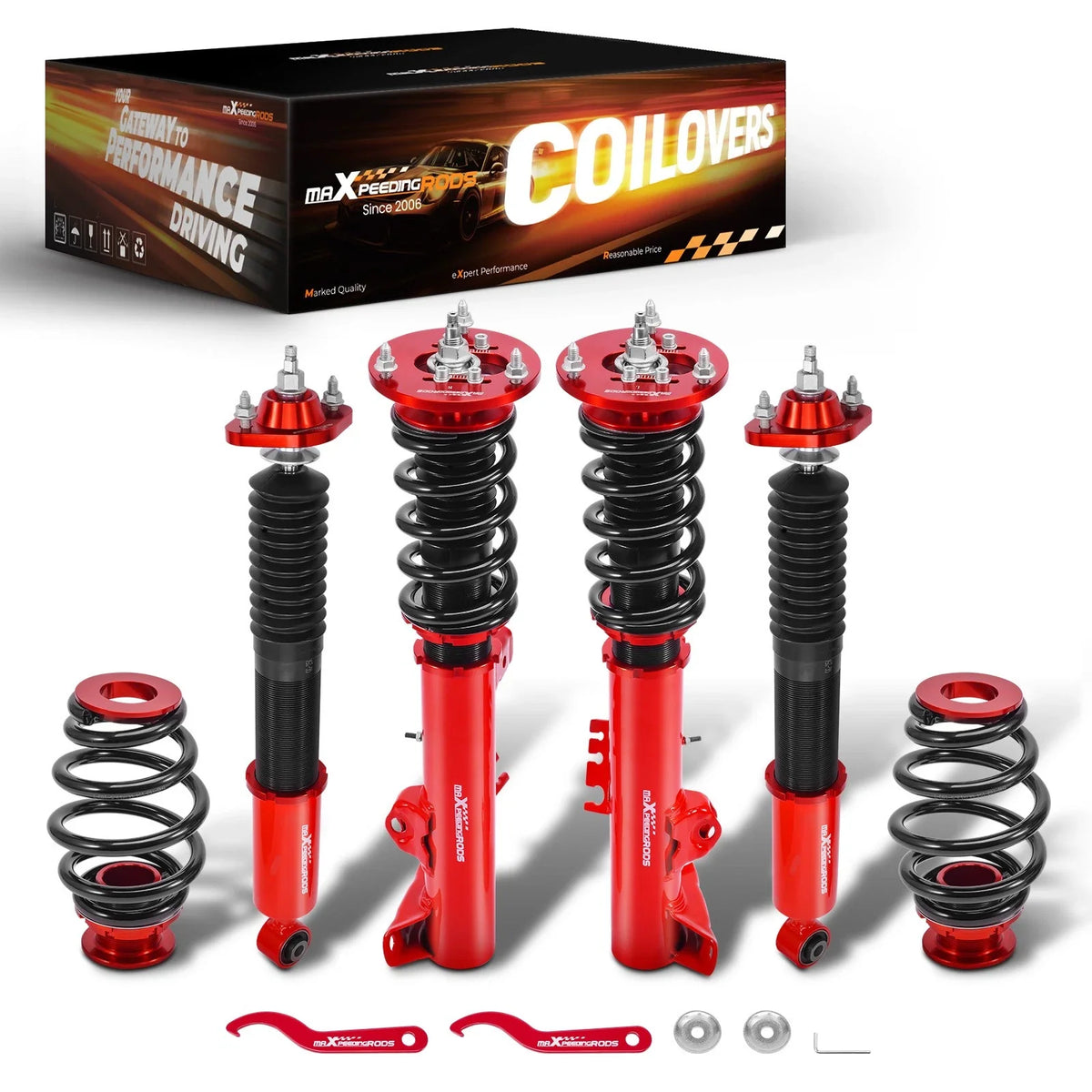 Coilovers Suspension & Camber Control Arm Kit for BMW E36 3 Series (1992–1998)