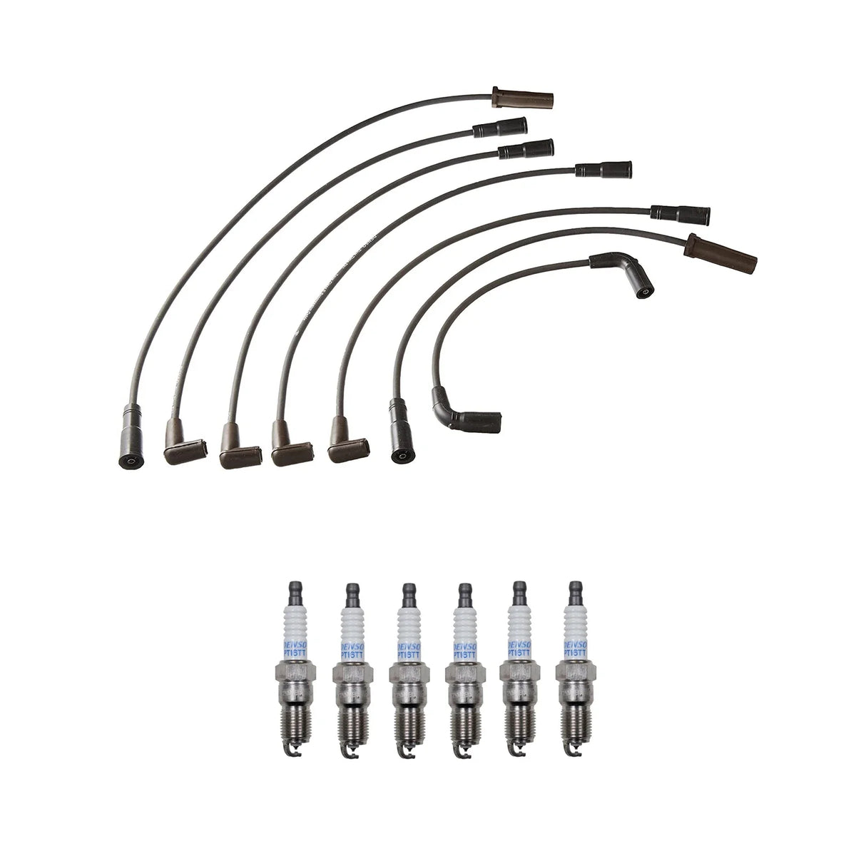 Denso Wire Set 7mm & 6 Platinum TT Spark Plugs for Chevy GMC 4.3L V6 (1996–2002)