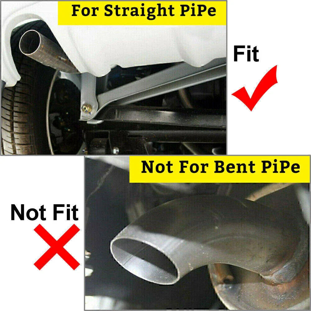 Stainless Steel Rear Exhaust Pipe Tail Muffler Tip for Toyota Prado (2008-2021)