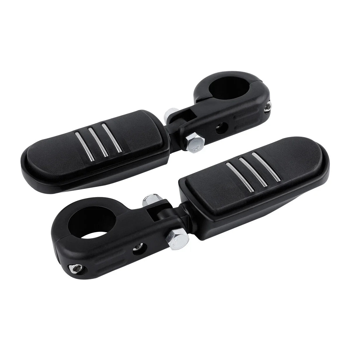 1-1/4" Engine Guard Foot Pegs for Harley Touring Sportster