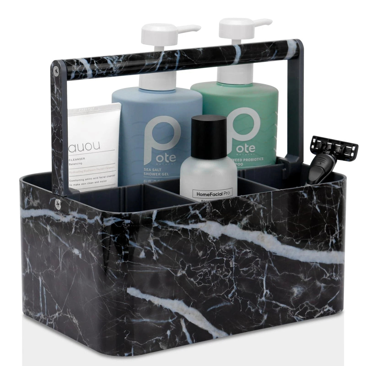 Plastic Shower Caddy for College Dorm Bathroom Organizer